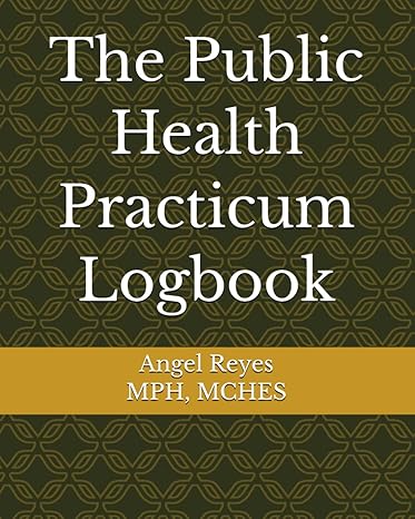 The Public Health Practicum Logbook front cover